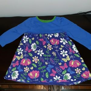 Girls 12-18mth multicolor floral longsleeve dress